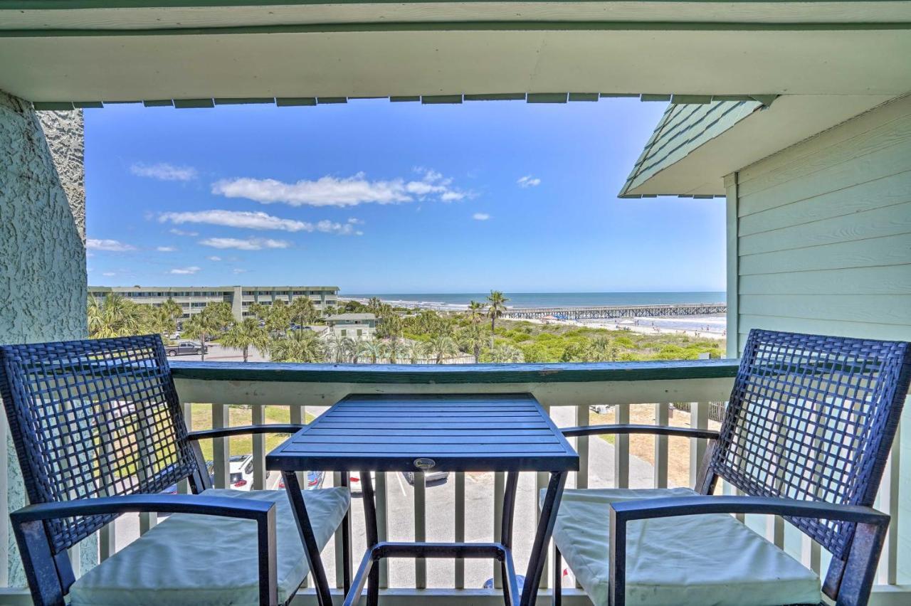 Isle Of Palms Beachfront Condo With Balcony And Pool! מראה חיצוני תמונה